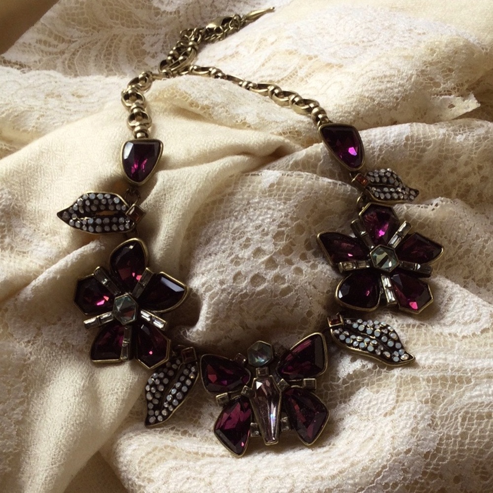 C+I Papillon Nocturne Statement Necklace